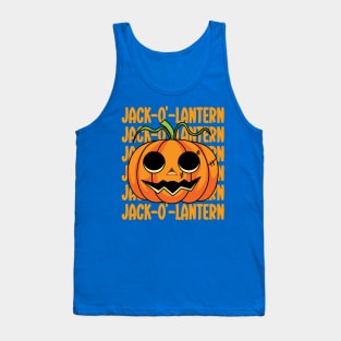 Jack-o-Lantern Cute Pumpkin Tank Top